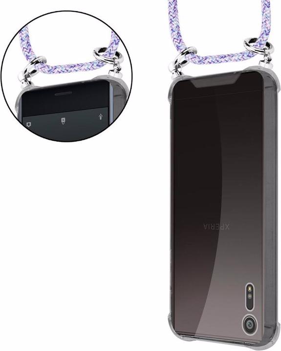 Produktbild Cadorabo TPU Handy Kette SILBER Cover