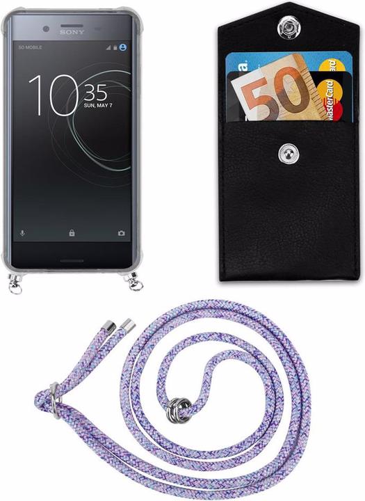 Produktbild Cadorabo TPU Handy Kette SILBER Cover