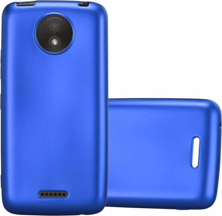 Actual product image Cadorabo TPU Matt Metallic Cover (Motorola Moto C Plus)