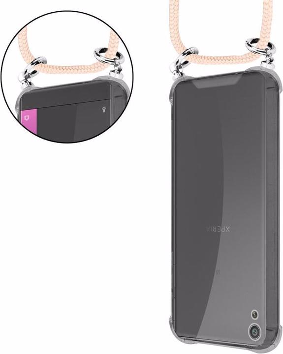Produktbild Cadorabo TPU Handy Kette SILBER Cover