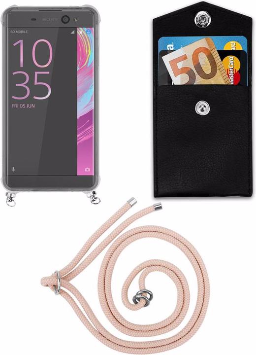 Produktbild Cadorabo TPU Handy Kette SILBER Cover