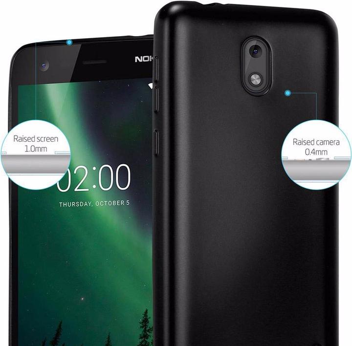 Actual product image Cadorabo TPU Matt Metallic Cover (Nokia 2)