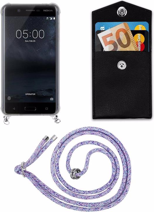 Produktbild Cadorabo TPU Handy Kette SILBER Cover