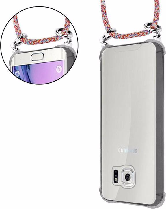 Produktbild Cadorabo TPU Handy Kette SILBER Cover