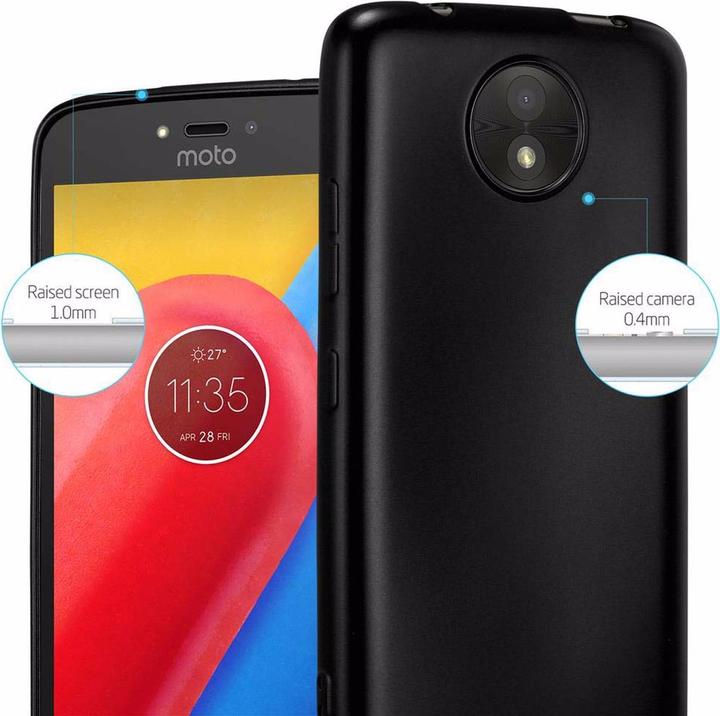 Actual product image Cadorabo TPU Matt Metallic Cover (Motorola Moto C)