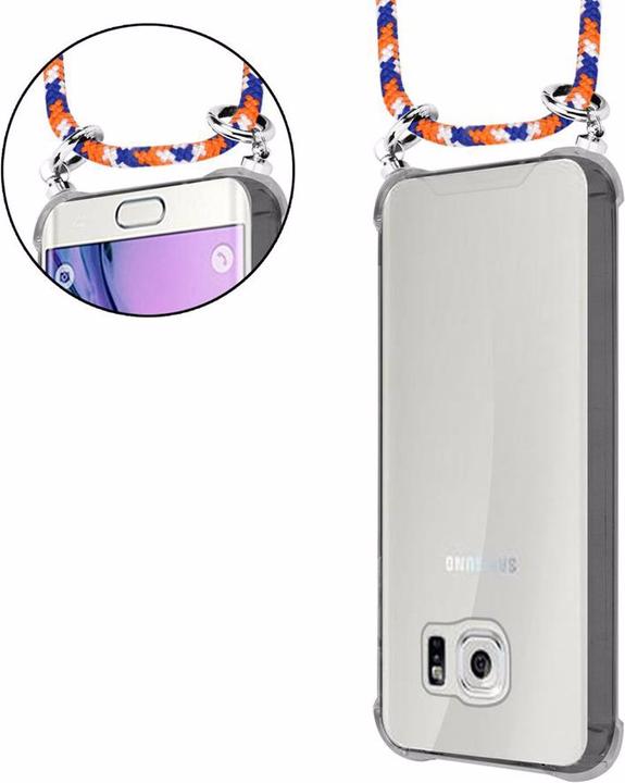Produktbild Cadorabo TPU Handy Kette SILBER Cover