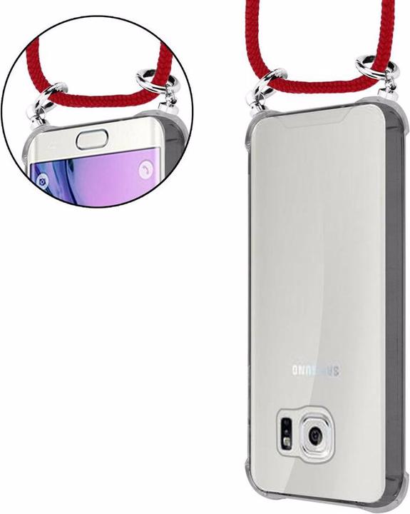 Produktbild Cadorabo TPU Handy Kette SILBER Cover