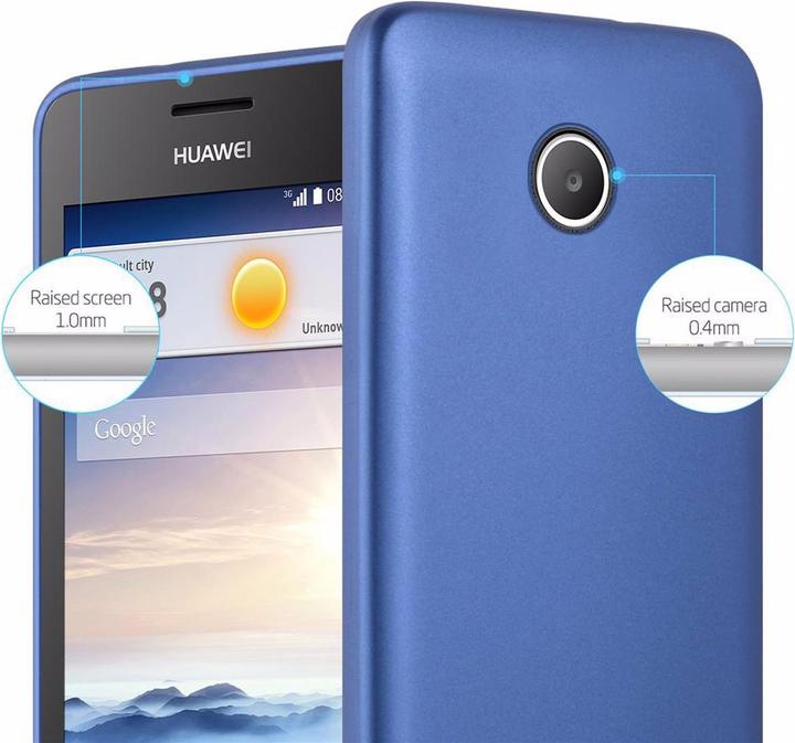 Immagine prodotto Cadorabo Copertura metallica opaca in TPU (Huawei Ascend Y330, Huawei Ascend Y360)