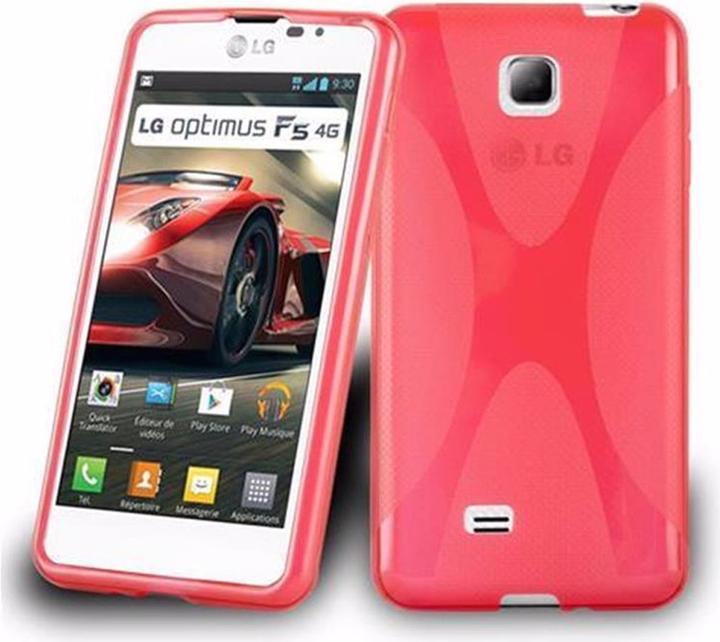 Actual product image Cadorabo TPU X-Line Cover (LG Optimus F5, LG Lucid 2)
