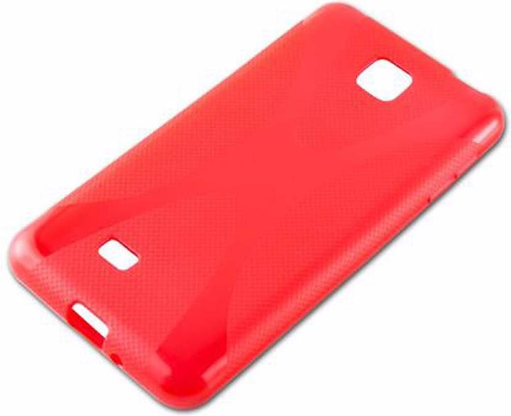 Actual product image Cadorabo TPU X-Line Cover (LG Optimus F5, LG Lucid 2)