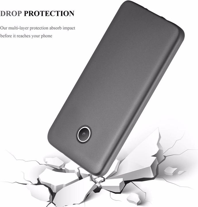 Actual product image Cadorabo TPU Matt Metallic Cover (Huawei Ascend Y330)