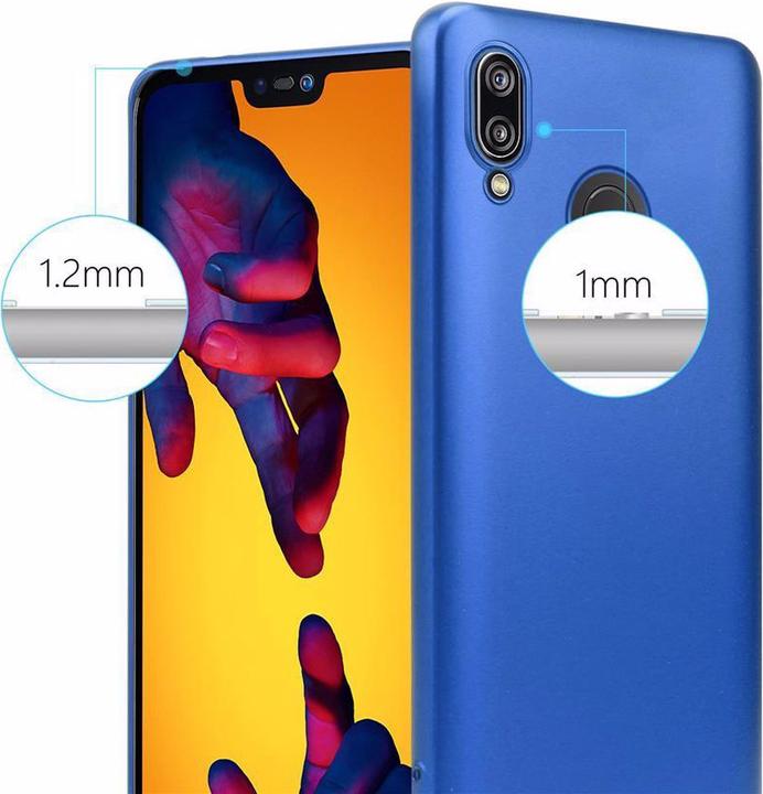 Actual product image Cadorabo TPU Matt Metallic Cover (Huawei P20 Lite)