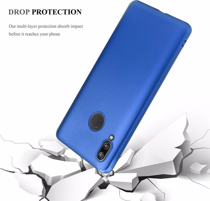 Actual product image Cadorabo TPU Matt Metallic Cover (Huawei P20 Lite)