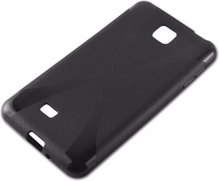 Actual product image Cadorabo TPU X-Line Cover (LG Optimus F5, LG Lucid 2)