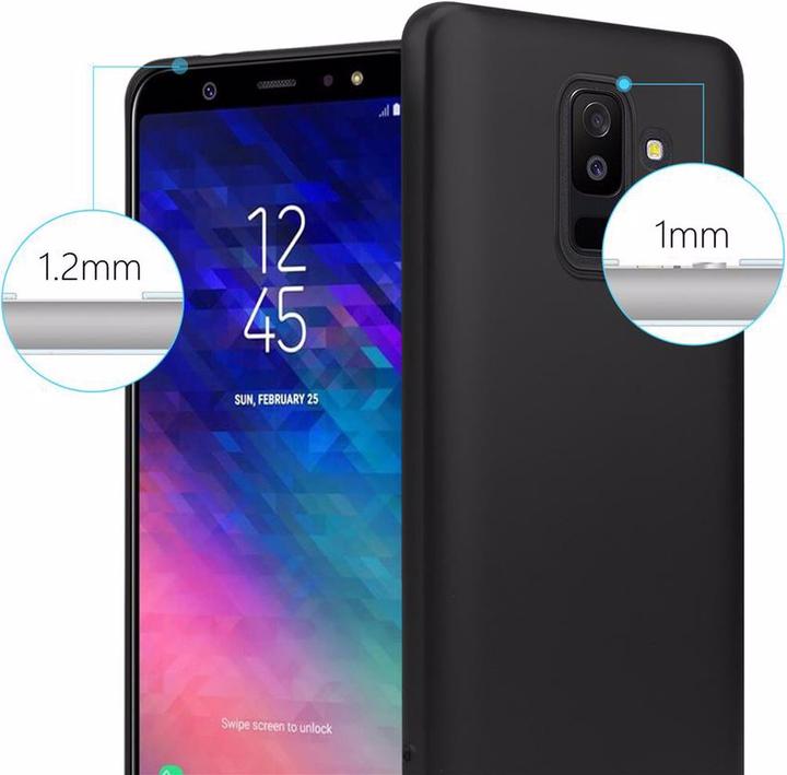 Actual product image Cadorabo TPU Matt Metallic Cover (Samsung Galaxy A6+)