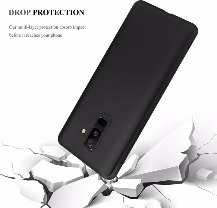 Actual product image Cadorabo TPU Matt Metallic Cover (Samsung Galaxy A6+)