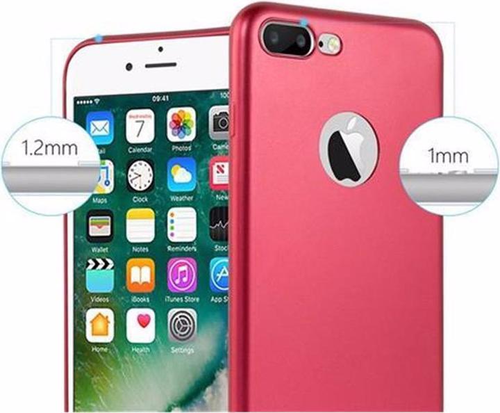 Immagine prodotto Cadorabo Copertura metallica opaca in TPU (Apple iPhone 7 Plus, Apple iPhone 7s Plus, Apple iPhone 8 Plus)