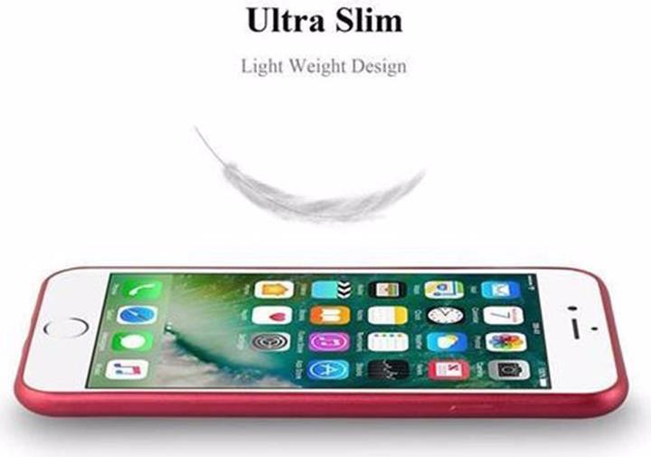 Immagine prodotto Cadorabo Copertura metallica opaca in TPU (Apple iPhone 7 Plus, Apple iPhone 7s Plus, Apple iPhone 8 Plus)