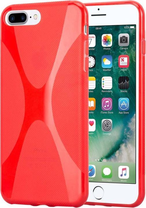 Produktbild Cadorabo TPU X-Line Cover (Apple iPhone 7s Plus, Apple iPhone 7 Plus)