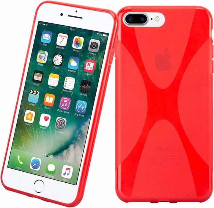 Produktbild Cadorabo TPU X-Line Cover (Apple iPhone 7s Plus, Apple iPhone 7 Plus)