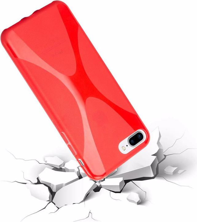 Produktbild Cadorabo TPU X-Line Cover (Apple iPhone 7s Plus, Apple iPhone 7 Plus)