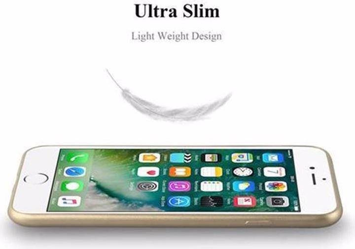 Immagine prodotto Cadorabo Copertura metallica opaca in TPU (Apple iPhone 7 Plus, Apple iPhone 7s Plus, Apple iPhone 8 Plus)