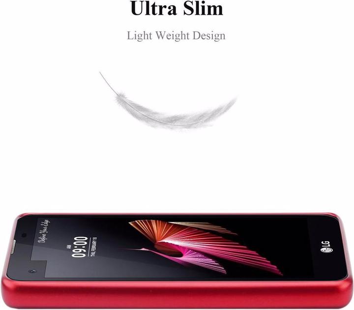 Actual product image Cadorabo TPU Matt Metallic Cover (LG X Screen)