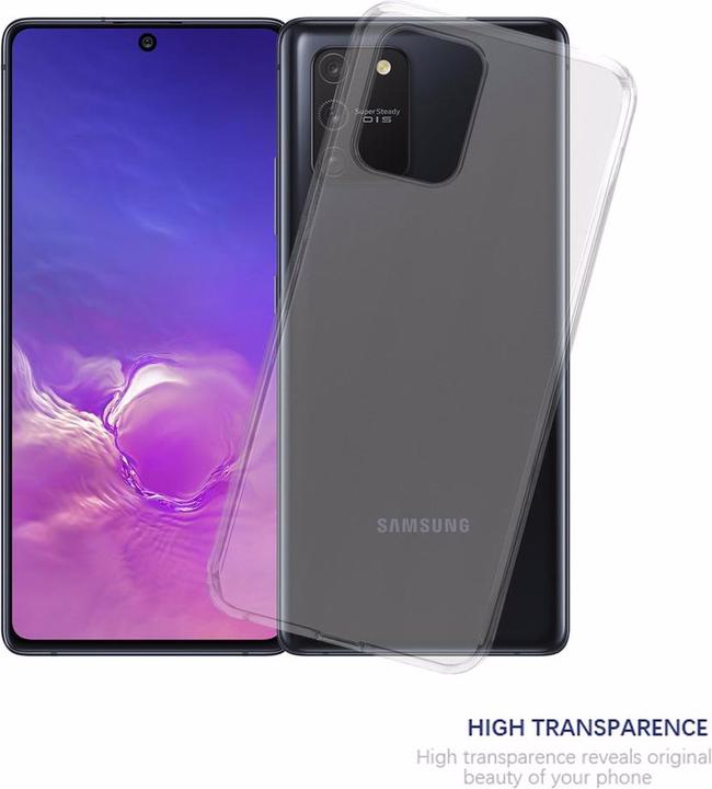 Actual product image Cadorabo TPU Ultra Slim AIR Cover (Samsung Galaxy A91, Samsung Galaxy S10 Lite)