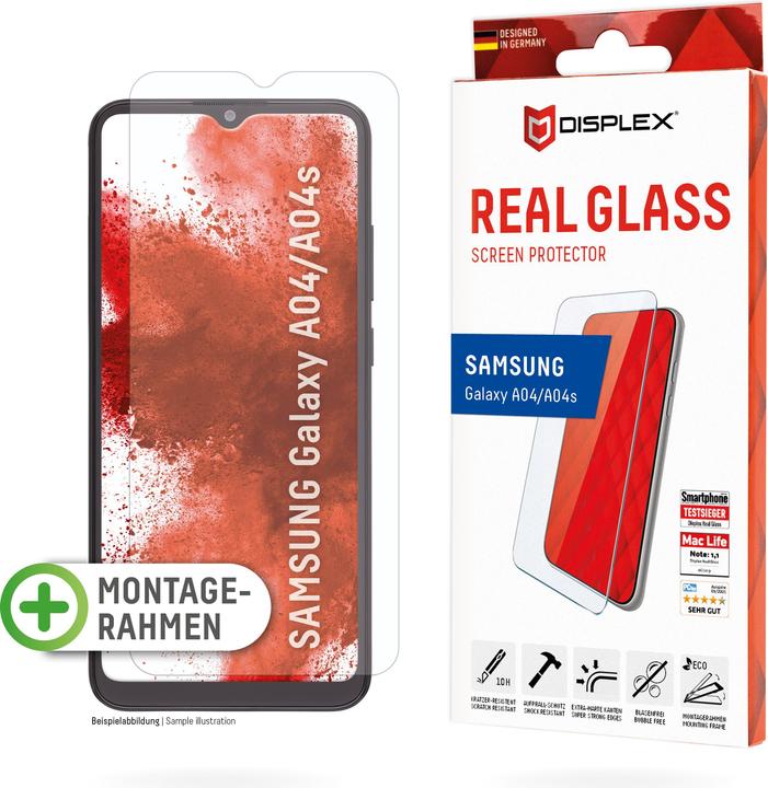 Immagine prodotto Displex Real Glass, 2D Panzerglas (1 Pezzo/i, Samsung Galaxy A04S, Samsung Galaxy A04)