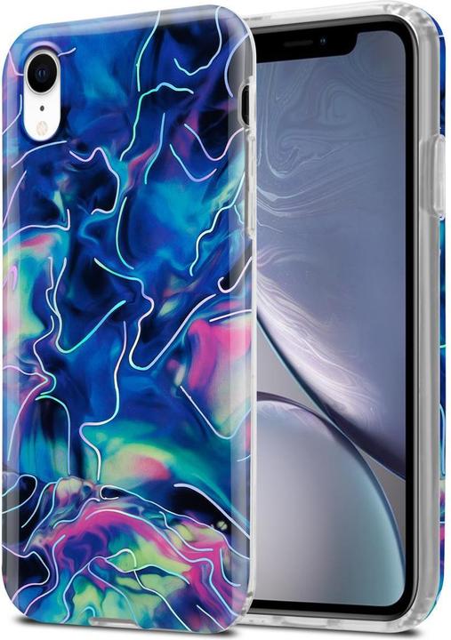 Produktbild Cadorabo IMD TPU Bunter Marmor Cover (Apple iPhone XR)
