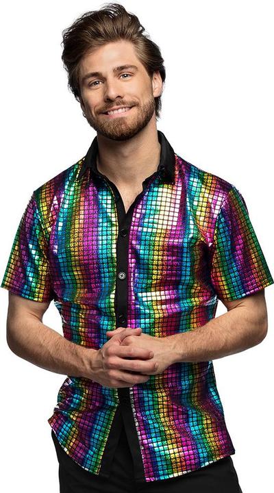Immagine prodotto Boland Camicia Disco Diamond Rainbow (XL)