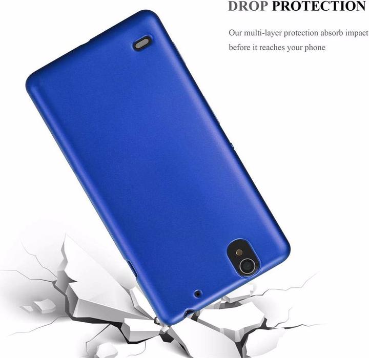 Productafbeelding Cadorabo TPU Matte Metallic hoes (Xperia C4)