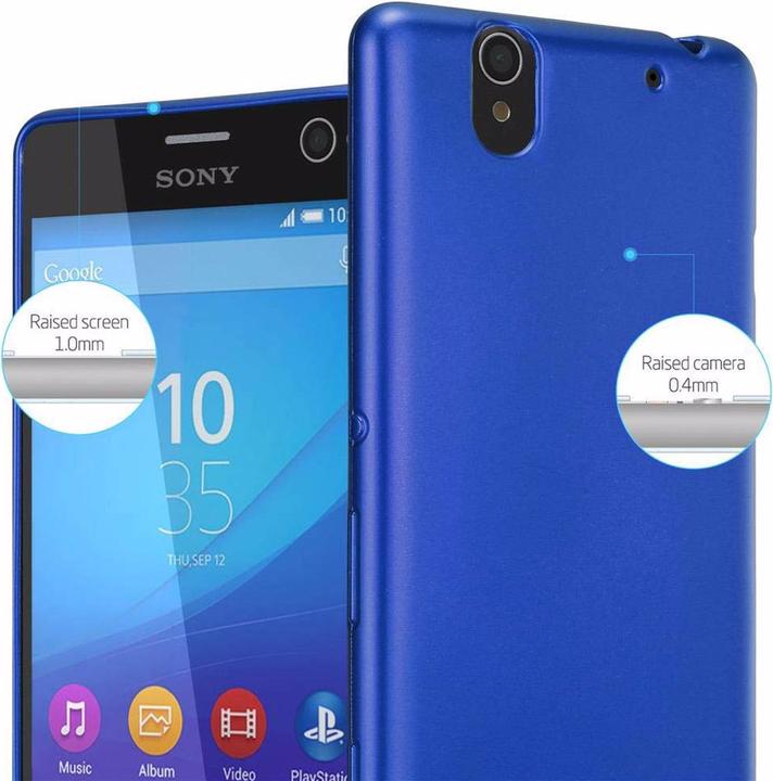 Productafbeelding Cadorabo TPU Matte Metallic hoes (Xperia C4)