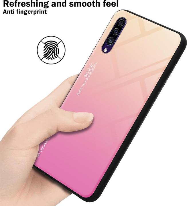 Produktbild Cadorabo TPU 2 Farben Glas Cover (Samsung Galaxy A30s, Samsung Galaxy A50s)
