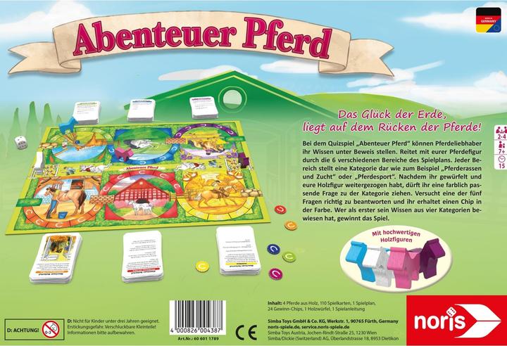 Produktbild Noris Abenteuer Pferd (Deutsch)
