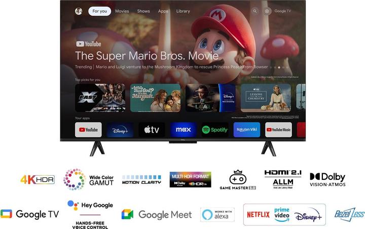 Actual product image TCL 43P755 (43", LED, 4K, 2024)