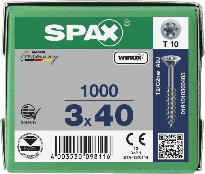 Actual product image Spax Chipboard screws (1000 Screws per piece)