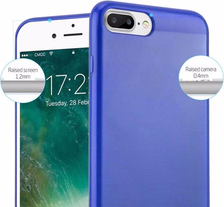 Actual product image Cadorabo TPU Brushed Cover (Apple iPhone 7s Plus, Apple iPhone 7 Plus, Apple iPhone 8 Plus)