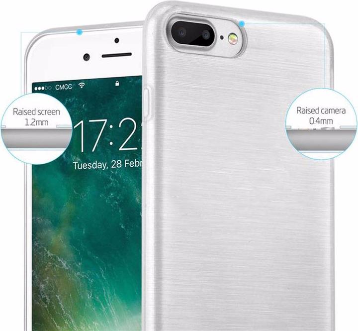 Produktbild Cadorabo TPU Brushed Cover (Apple iPhone 7 Plus, Apple iPhone 7s Plus)