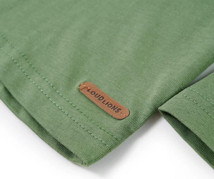 Actual product image VidaXL Children's long-sleeved shirt Light khaki 104,Material: 100 (104)