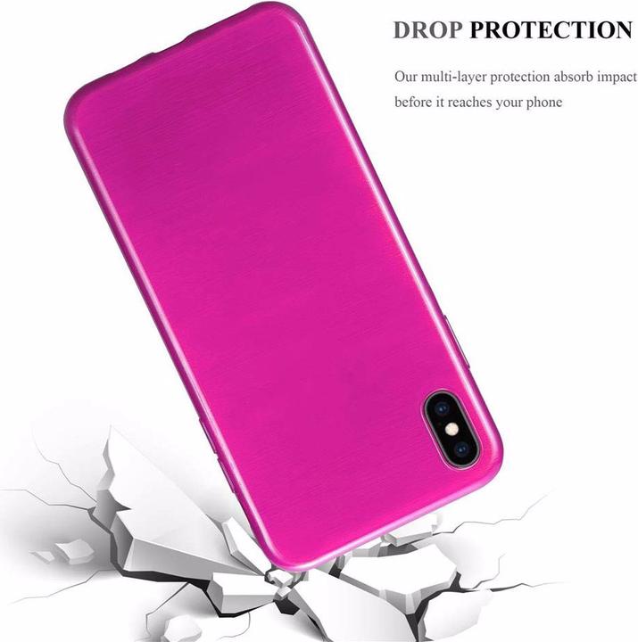 Produktbild Cadorabo TPU Brushed Cover (Apple iPhone XS Max)