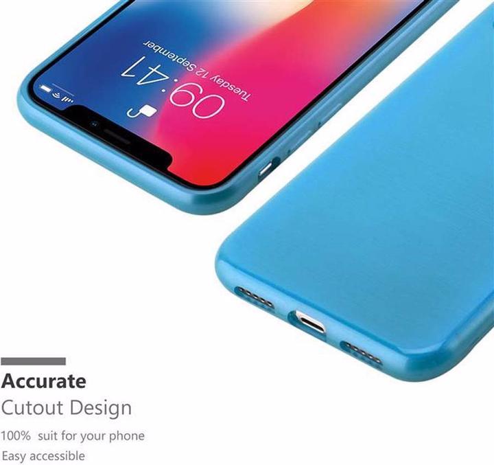 Actual product image Cadorabo TPU Brushed Cover (Apple iPhone X)