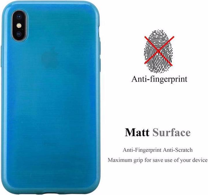 Actual product image Cadorabo TPU Brushed Cover (Apple iPhone X)