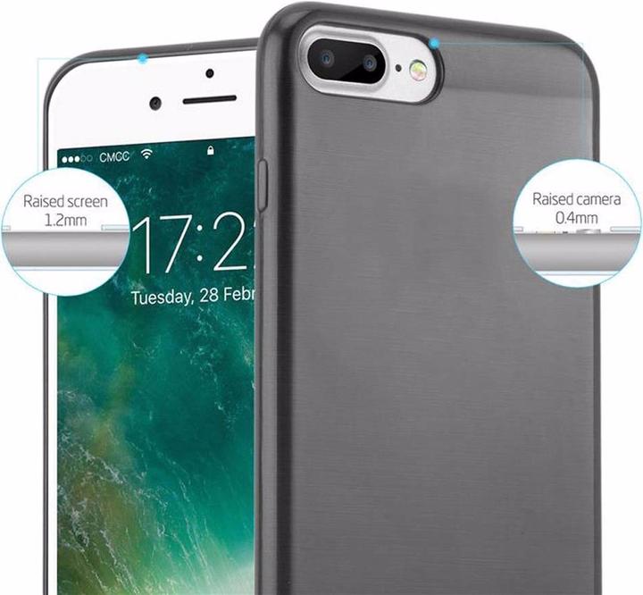 Immagine prodotto Cadorabo Copertura spazzolata in TPU (Apple iPhone 8 Plus, Apple iPhone 7 Plus, Apple iPhone 7s Plus)