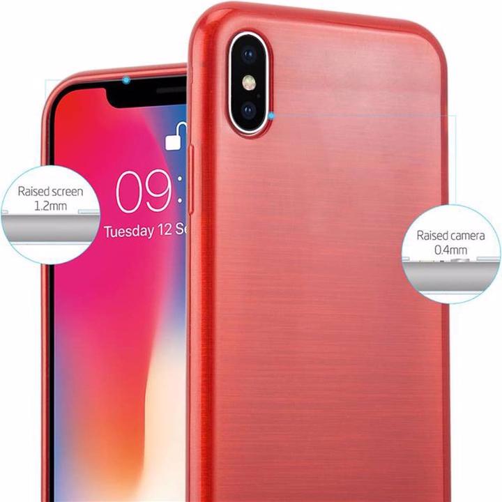 Actual product image Cadorabo TPU Brushed Cover (Apple iPhone X)