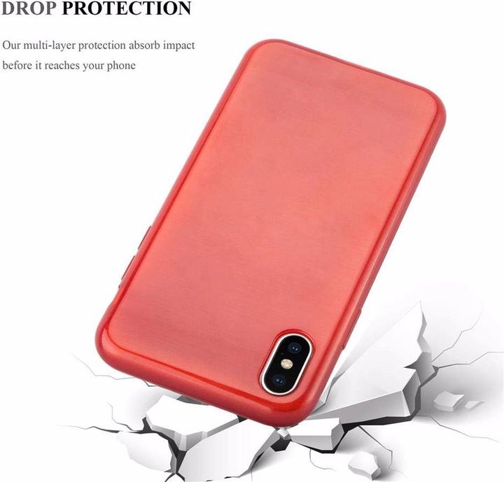 Actual product image Cadorabo TPU Brushed Cover (Apple iPhone X)