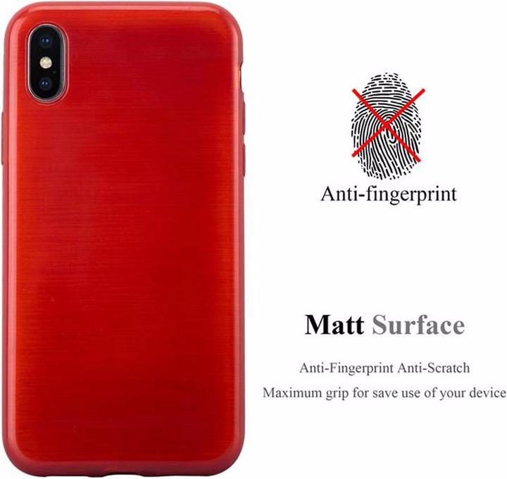 Actual product image Cadorabo TPU Brushed Cover (Apple iPhone X)