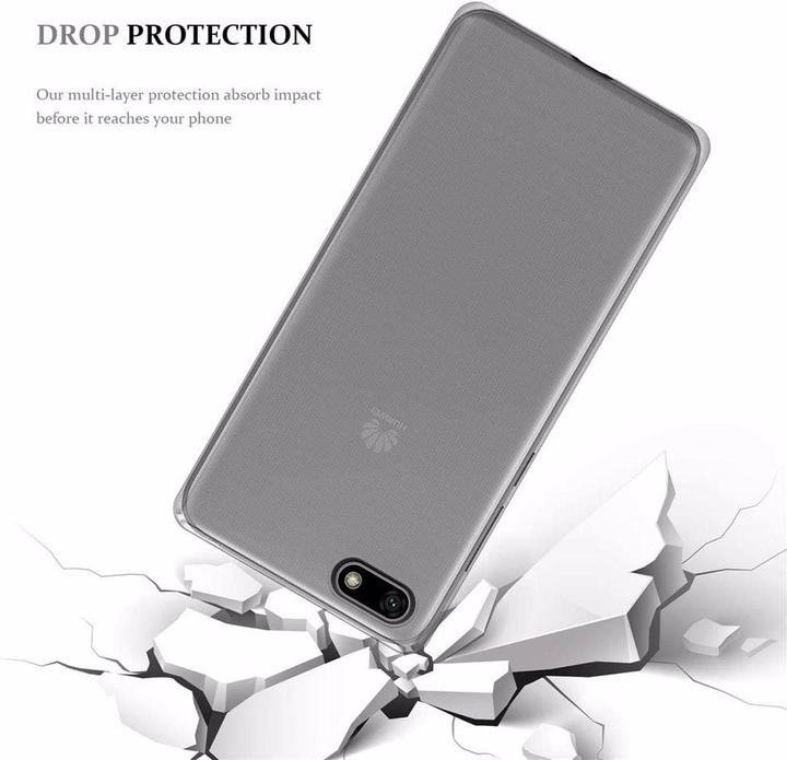Actual product image Cadorabo TPU Ultra Slim AIR Cover (Huawei Y5 (2018))