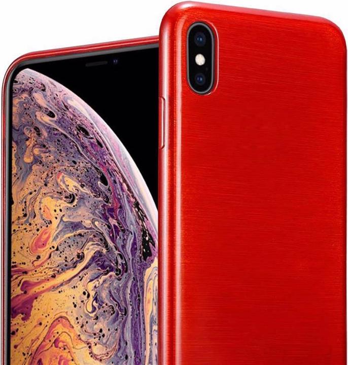 Actual product image Cadorabo TPU Brushed Cover (Apple iPhone XS Max)