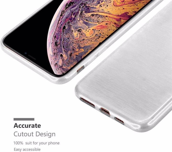 Produktbild Cadorabo TPU Brushed Cover (Apple iPhone XS Max)